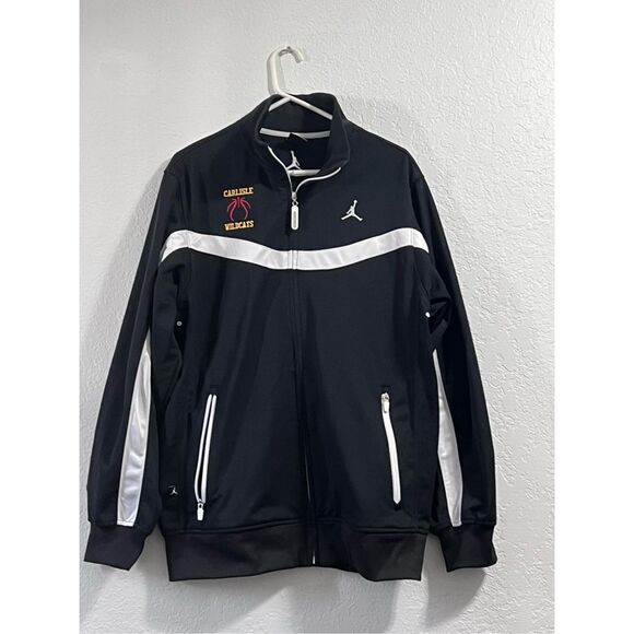Nike Jordan Jumpman warm up full zip up jacket black men's S - Picture 1 of 5